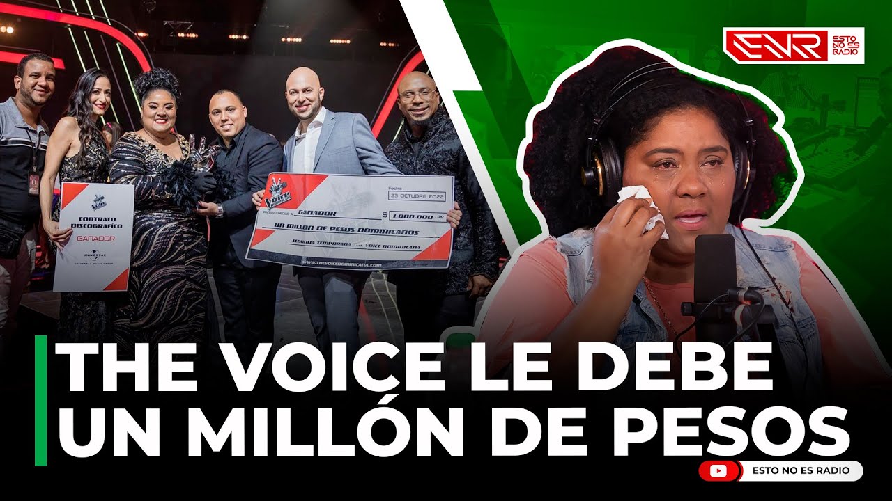 Ganadora De The Voice Dominicana Denuncia Impago De Un Millón De Pesos Y Rompe En Llanto: La Historia De Adriana Green