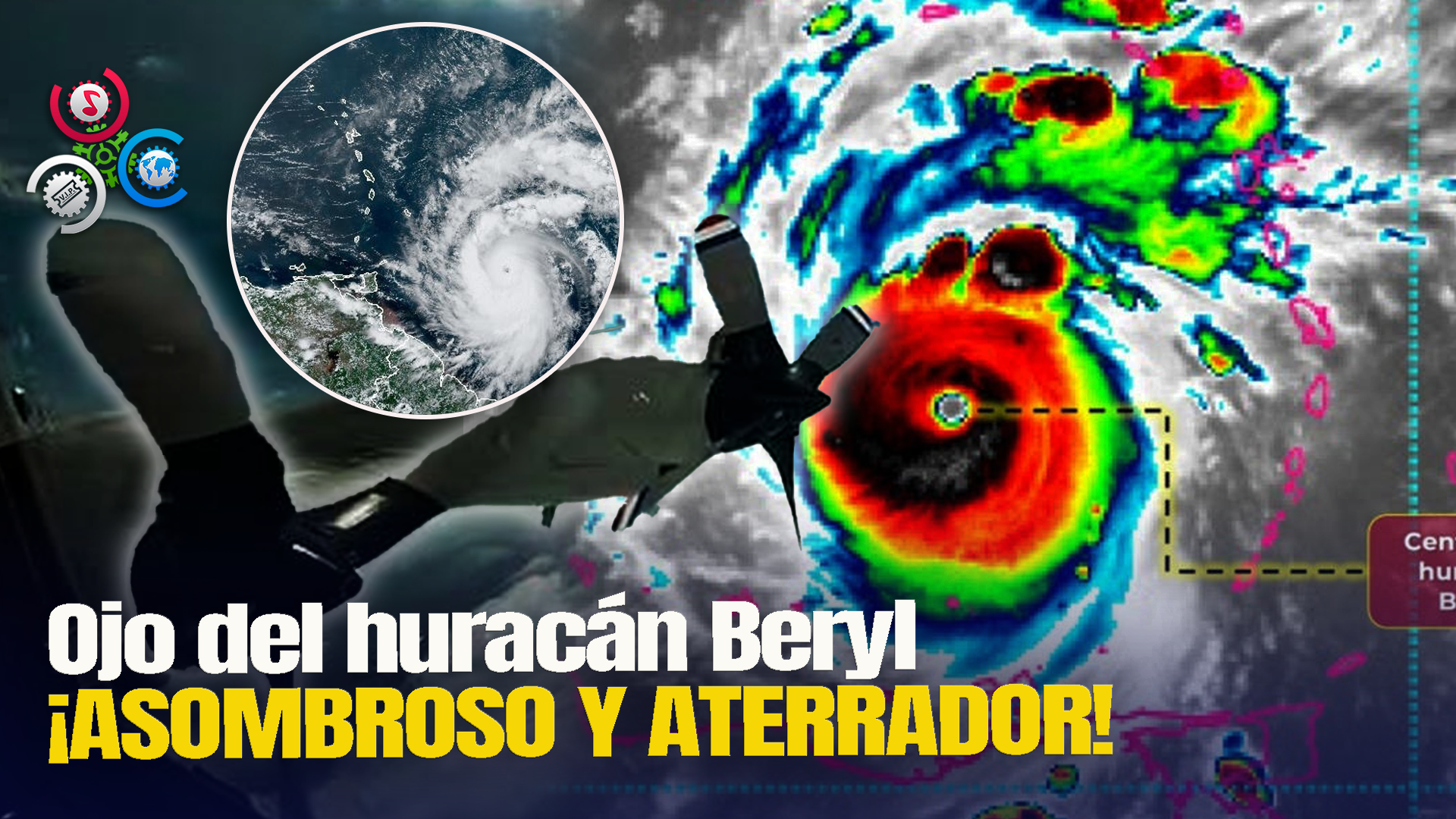‘Increíble’, Imágenes Dentro Del Ojo Del Huracán Beryl Categoría 5