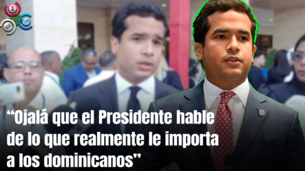 Omar Fernández Declara Sus Expectativas Acerca Del Discurso Del Presidente