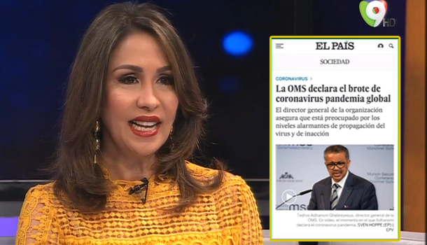 Los Niveles Alarmantes Del Coronavirus Lo Convierte En Una Pandemia