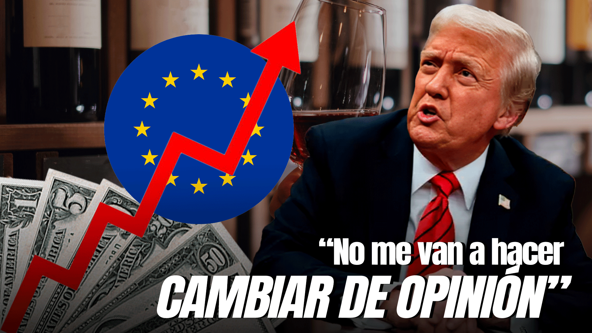 Trump Amenaza Con Imponer Aranceles En 200% A Las Bebidas Alcohólicas Provenientes De La UE