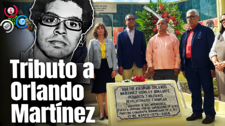 Autoridades De La UASD Rinden Tributo A La Memoria Del Periodista Orlando Martínez