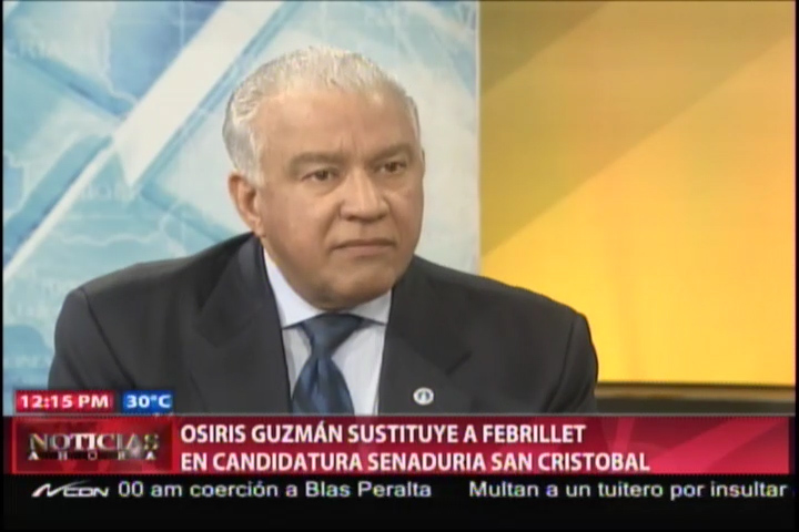 Osiris Guzmán Sustituye A Febrillet En Candidatura Senaduría San Cristobal #Video