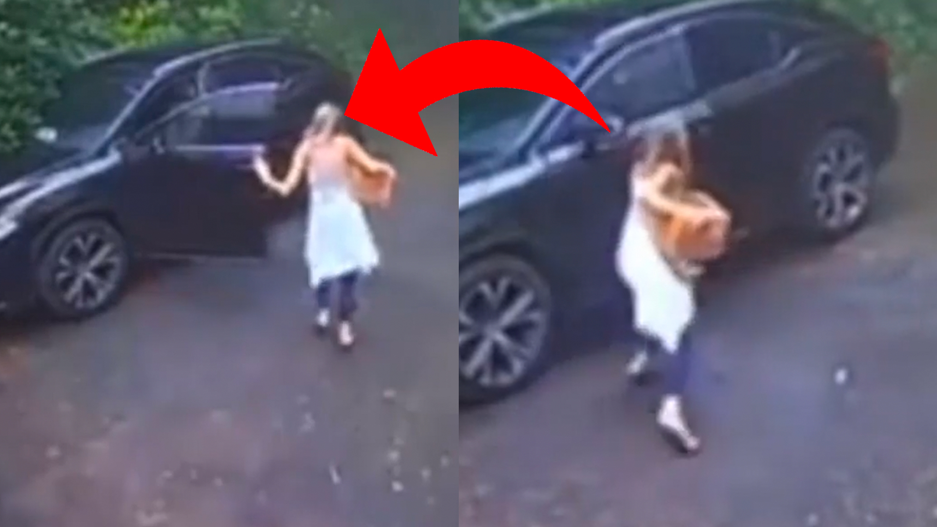 La Vida De Esta Mujer Pasó Por Sus Ojos Cuando Abrió Su Carro