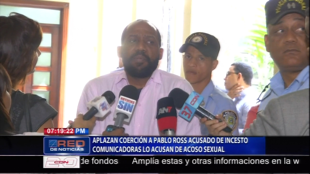 Aplazan Medida De Coerción Contra Pablo Ross Acusado De Incesto Y Acoso Sexual