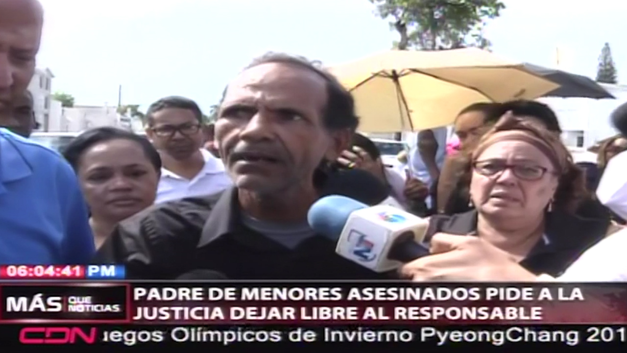 ¡INSÓLITO! El Padre De Los Tres Niños Asesinados Por Victor Portoreal Le Pide A La Justicia Que Lo Dejen En Libertad