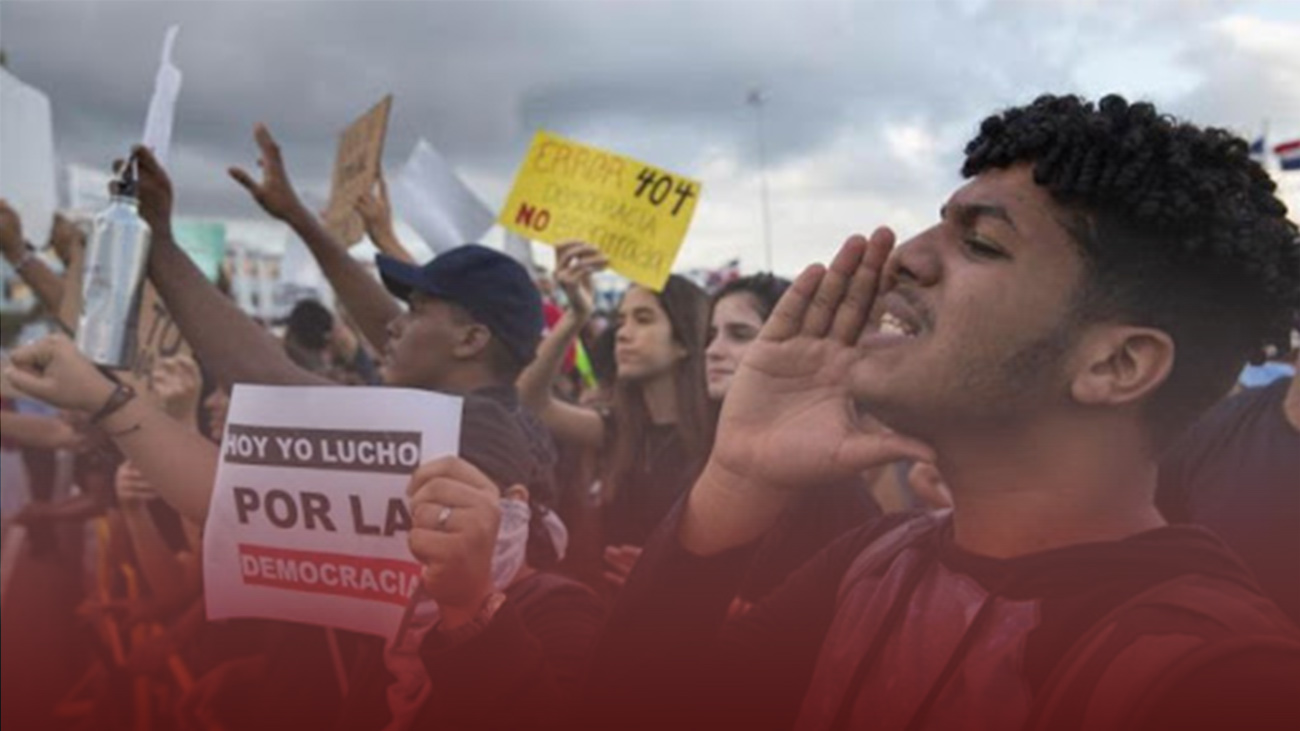 Las Protestas Actuales No Son Exactamente Con La JCE.