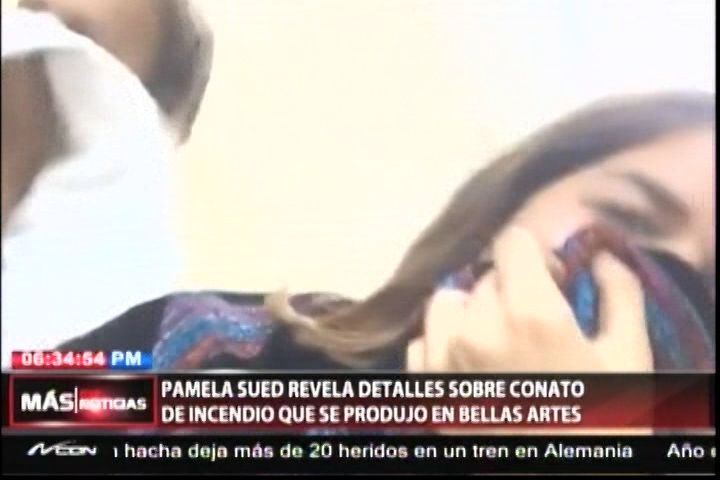 Pamela Sued Revela Los Detalles Del Incidente Que Se Produjo En Bellas Artes