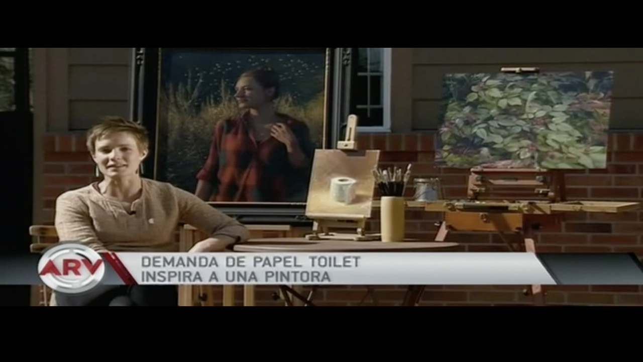 Demanda De Papel Toilet Inspira A Una Pintora