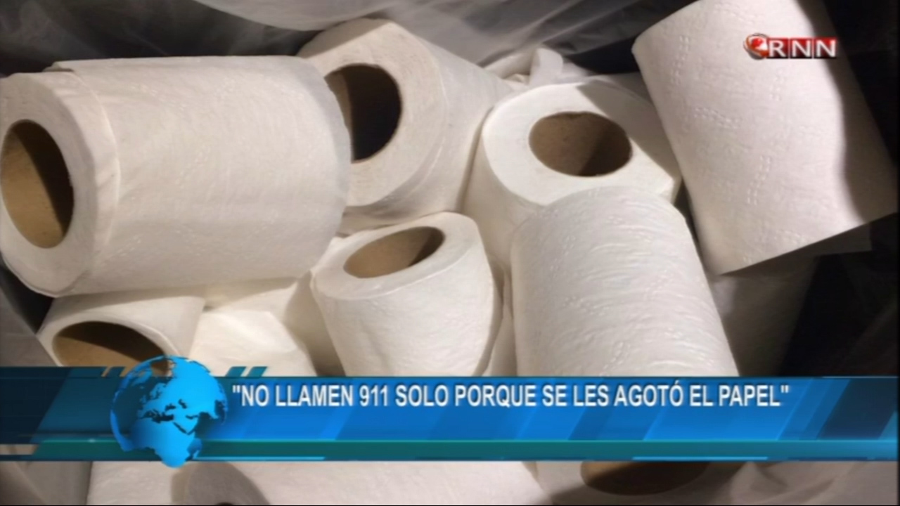 “No Llamen Al 911 Solo Porque Se Les Agotó El Papel”