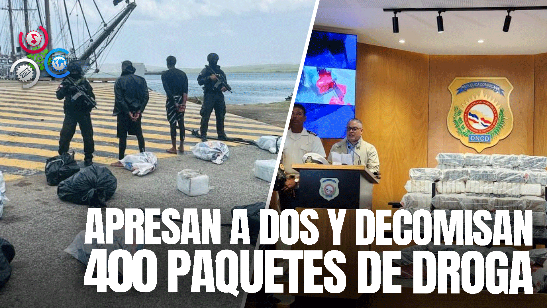 Apresan A Dos Individuos E Incautan Cargamento Con 400 Paquetes De Presunta Droga En Peravia