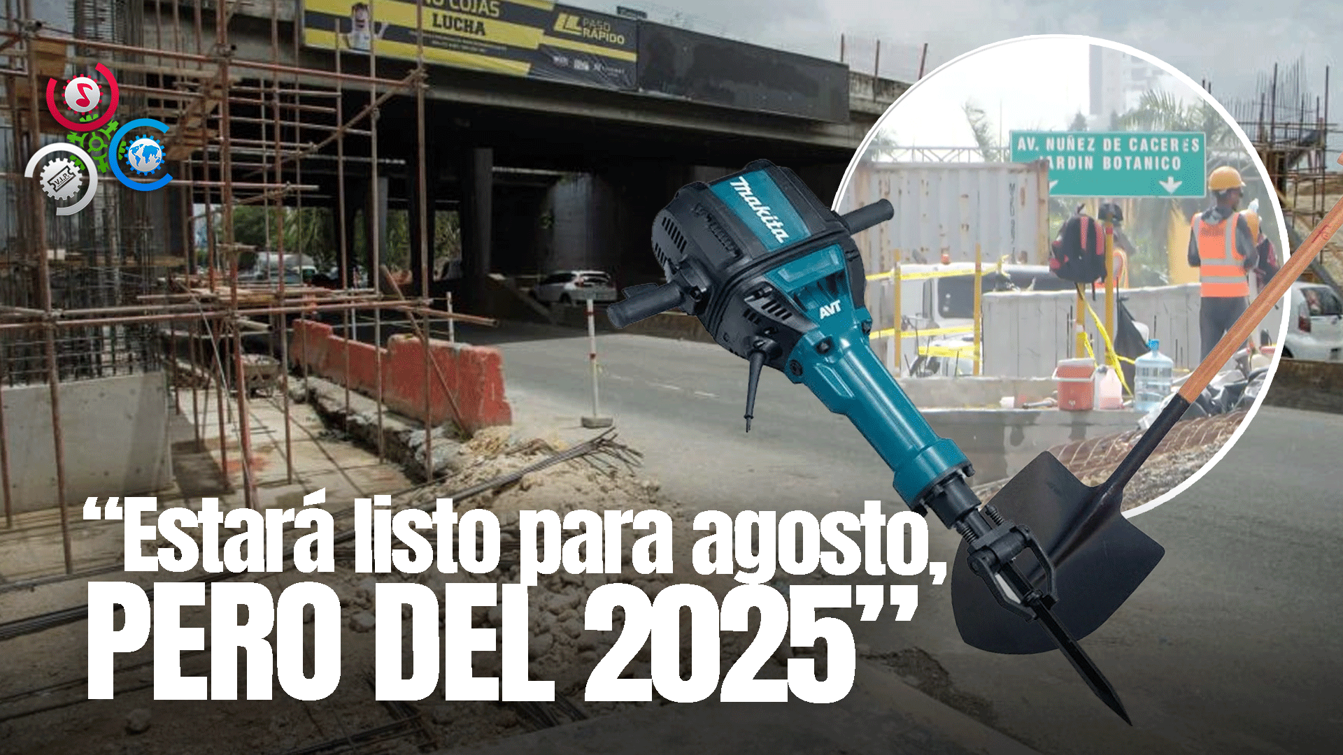 Transeúntes Piden Agilizar La Ampliación Del Km 9 En La Autopista Duarte En Distrito Nacional