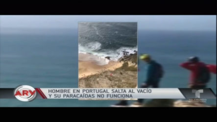Hombre En Portugal Salta Al Vacío Y Su Paracaídas No Funciona