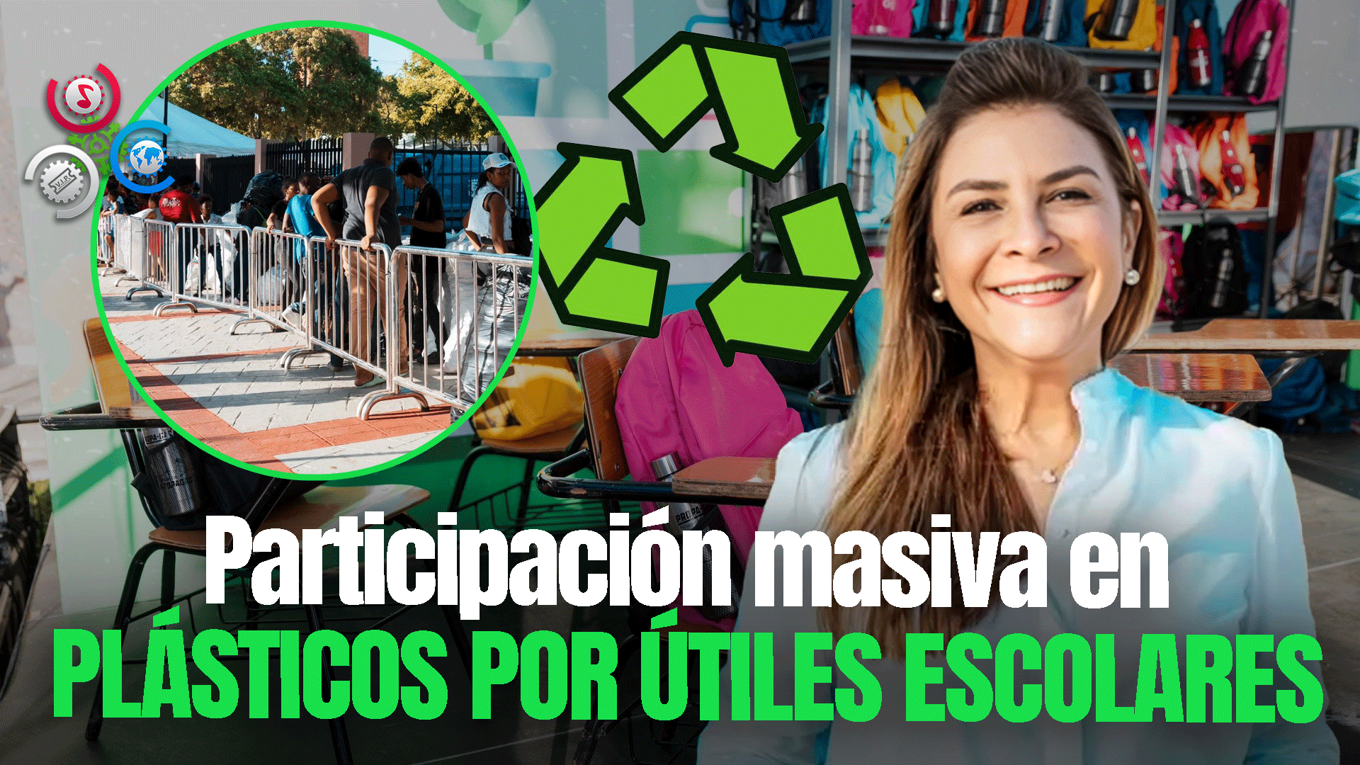 Miles De Personas Asisten A La Iniciativa De Plásticos Por Escolares En DN