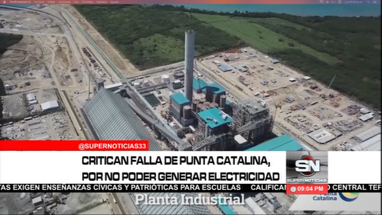 Critican El Fallo De Punta Catalina Por No Poder Generar Electricidad