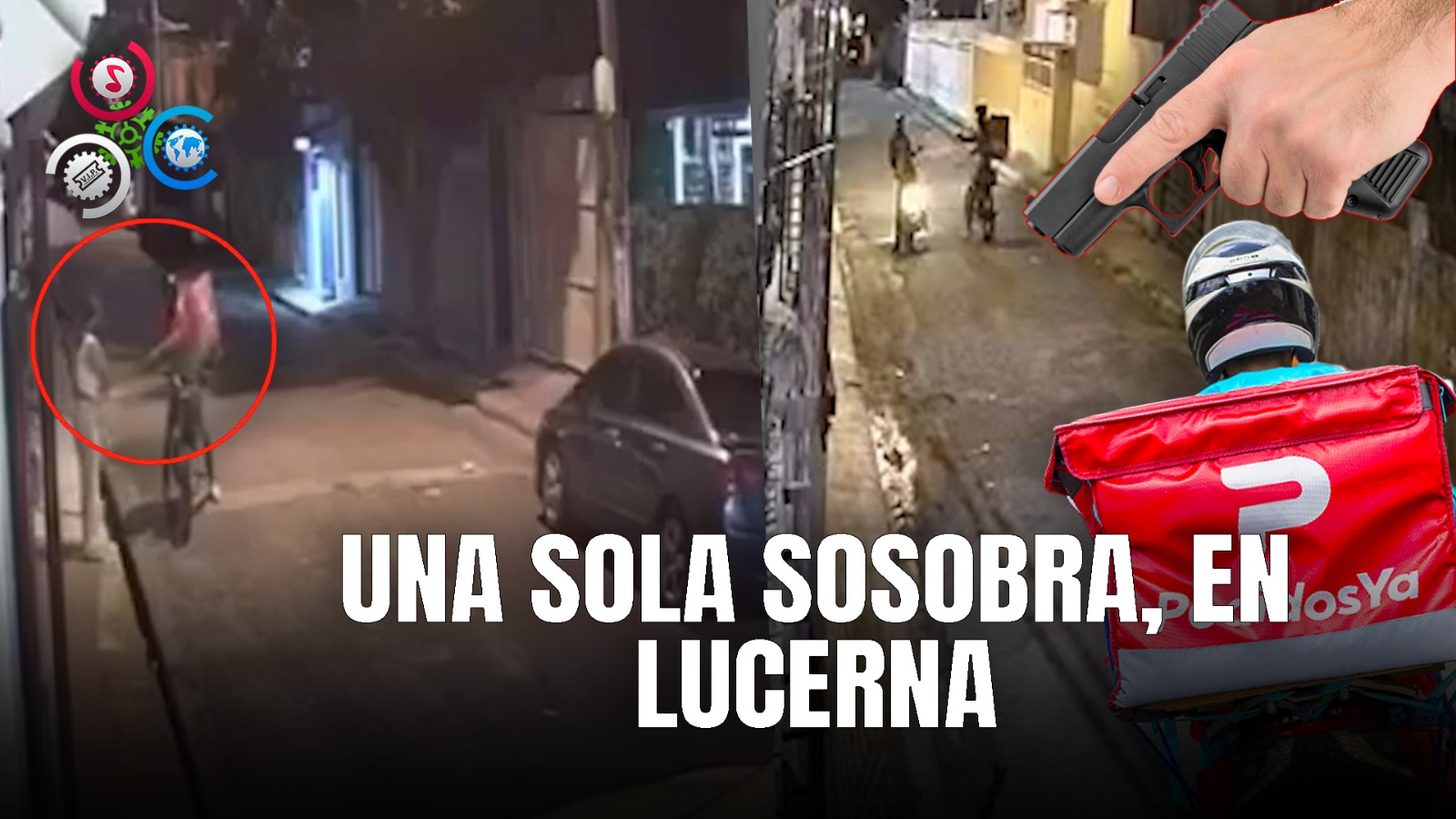Ladrón Vestido De Pedidosya No Da Tregua En Lucerna, Santo Domingo Este