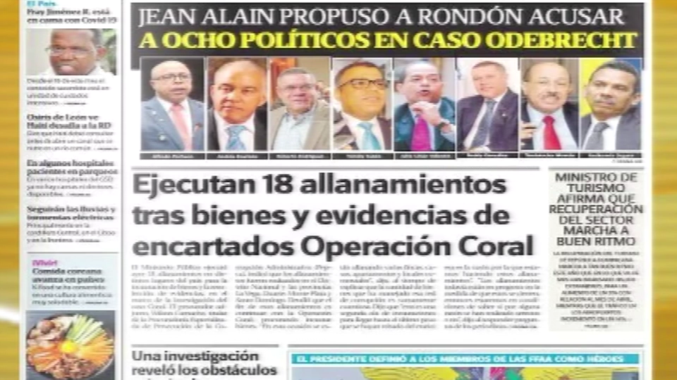 Entérate De Las Noticias Con Las Principales Portadas De Los Diarios De Hoy