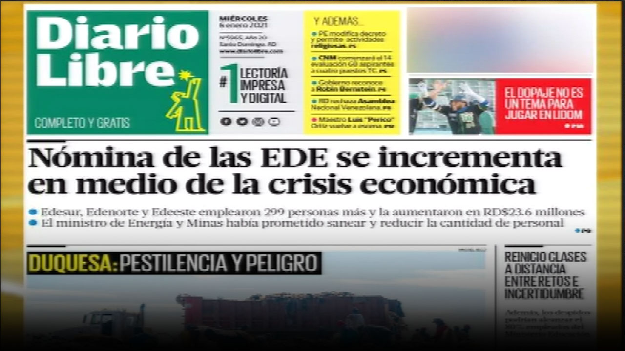 Las Principales Portadas De Los Periódicos En El Día De Hoy 6 De Enero Del 2021