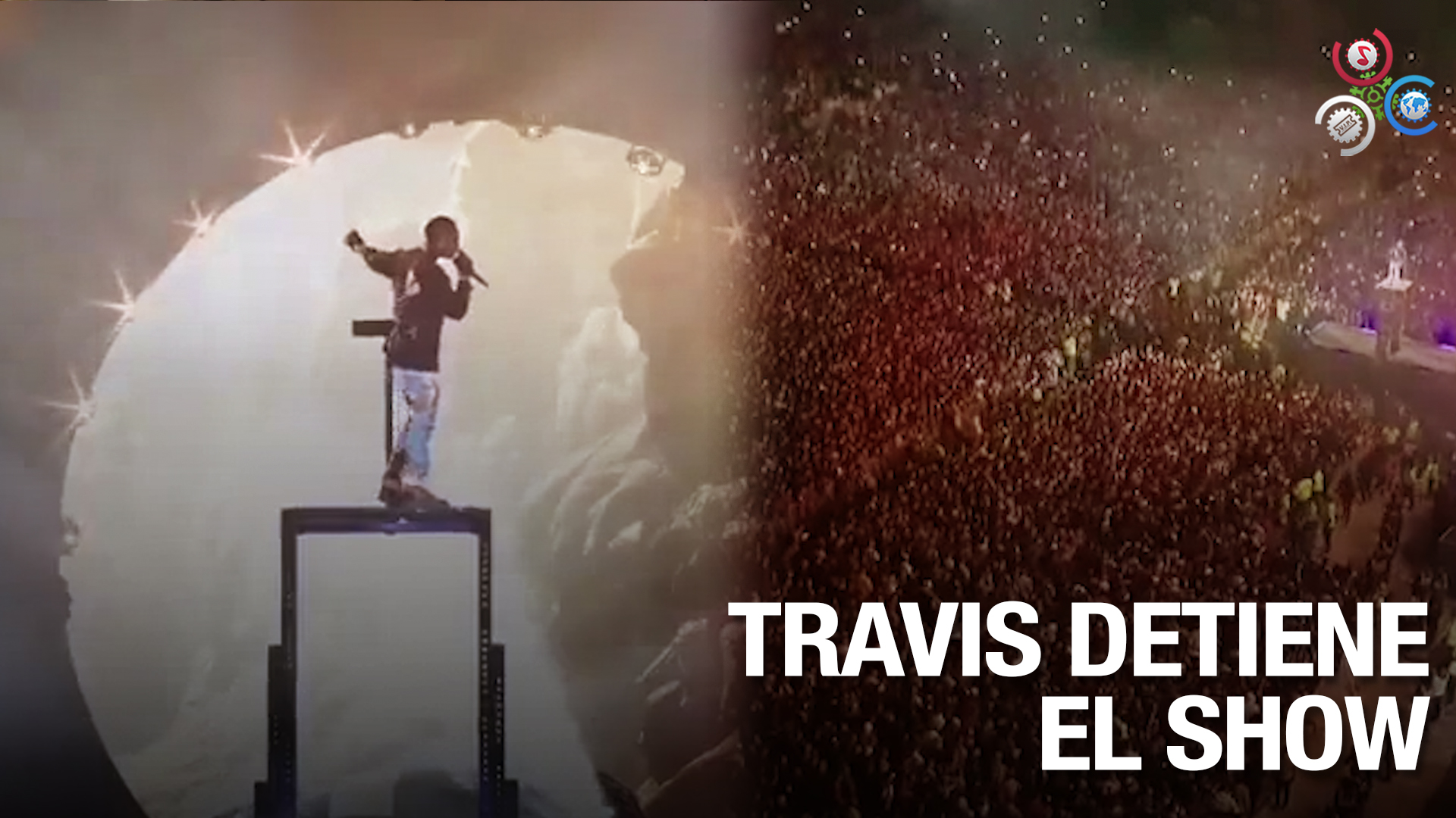 Travis Scott Detiene El Show Desesperadamente Para ¡pedir Ayuda A La Seguridad!