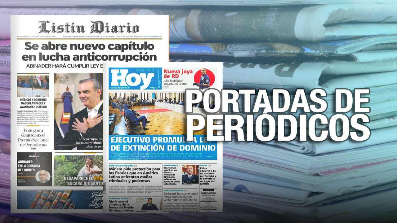 Principales Portadas De Los Periódicos De Hoy 29-07-2022