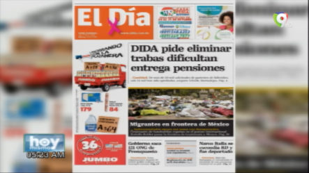Entérate De Las Noticias Con Las Principales Portadas De Los Diarios De Hoy 23 De Octubre 2018