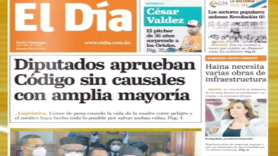 Entérate De Las Noticias Con Las Portadas De Los Periódicos De Circulación De Hoy Jueves 29 De Abril Del 2021