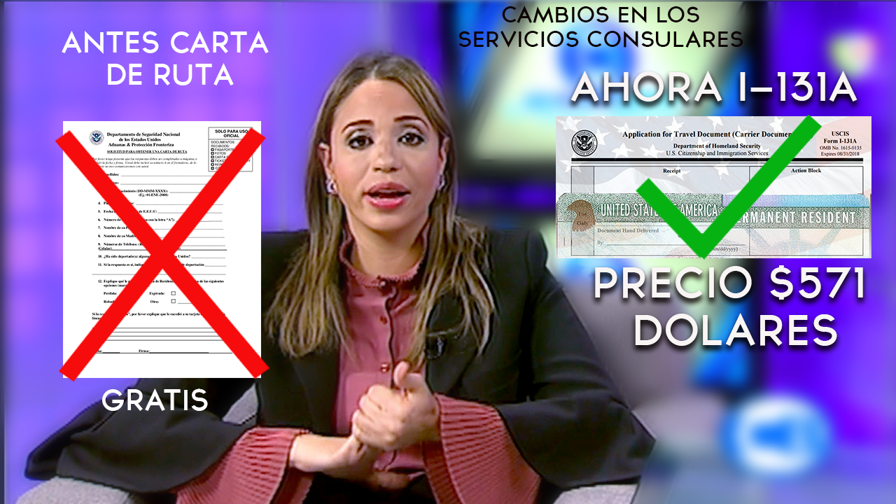 Lic. Perla Abreu Habla De La Carta De Ruta Ahora Llamado I131A Ya No Seguirá Siendo Gratis – Con Los Famosos