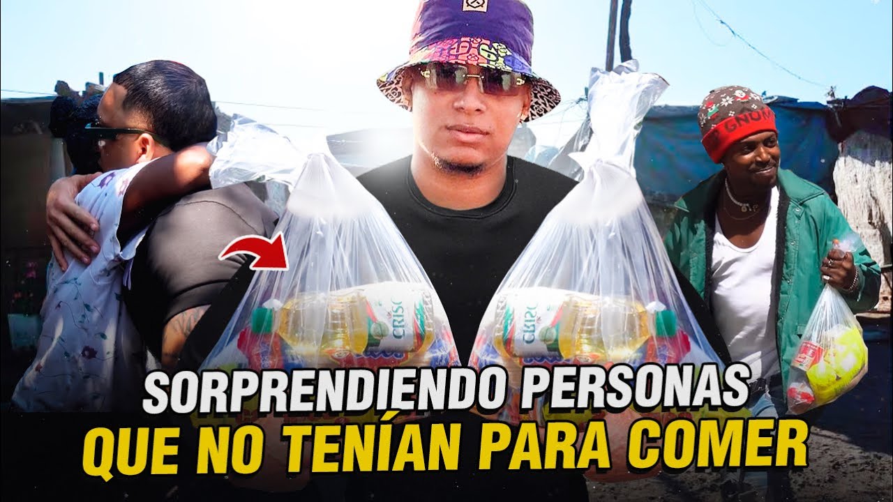 SORPRENDIENDO PERSONAS QUE NO TENÍAN PARA COMER