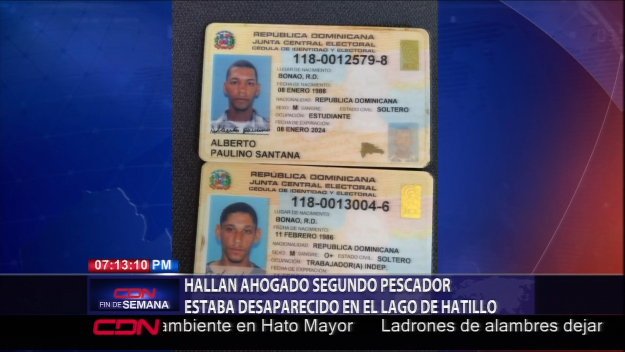 Fue Encontrado El Cadáver Del Segundo Pescador Que Estaba Desaparecido En El Lago De Hatillo
