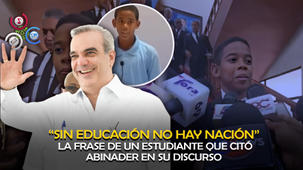 ¡Estudiante Destacado Por Abinader Fue Invitado Especial A La Rendición De Cuentas!