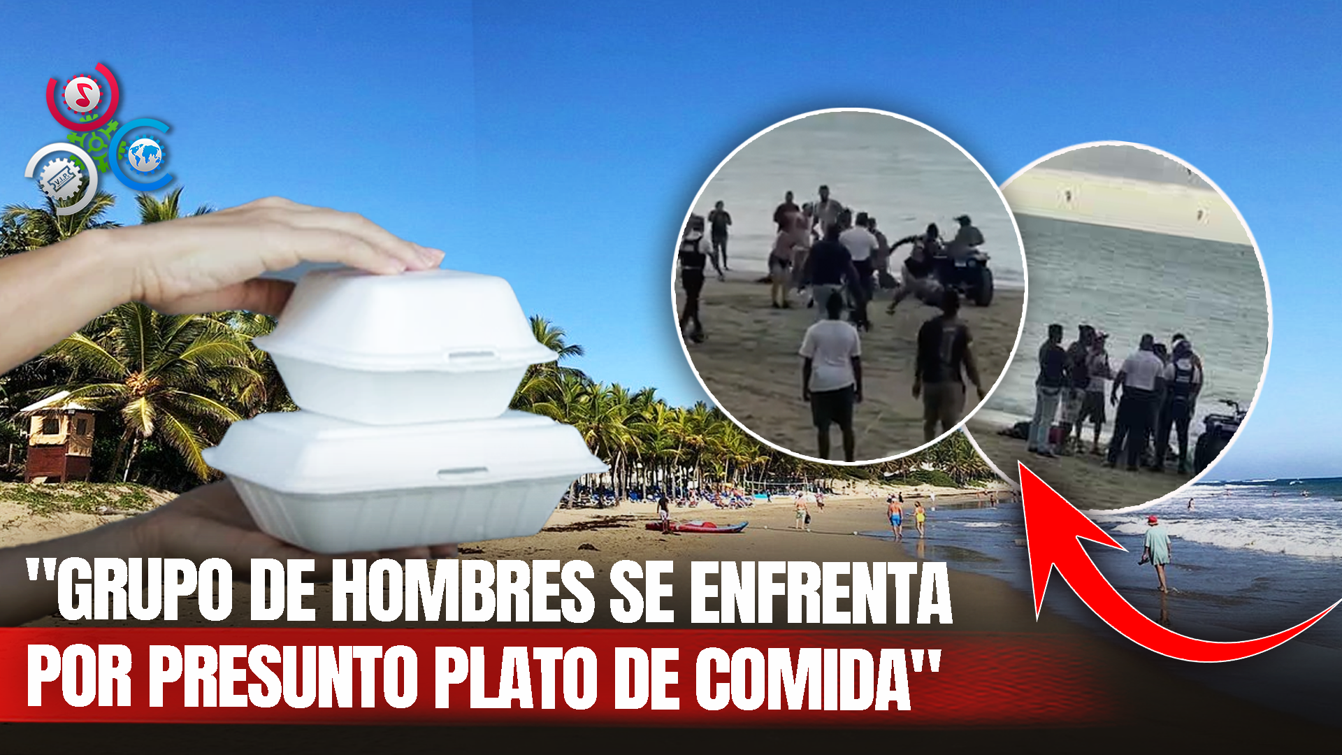 Fuerte Enfrentamiento Entre Hombres En Playa Cabarete Por Presunto Plato De Comida