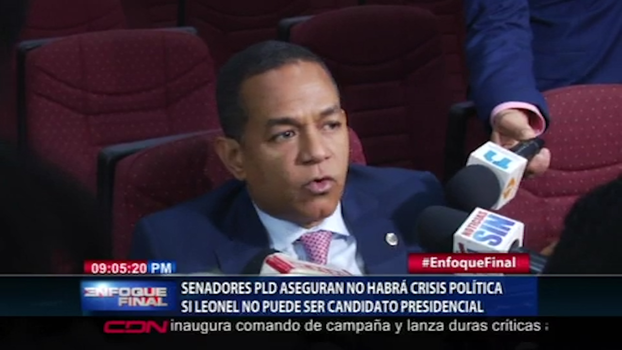 Senadores Del PLD Aseguran Que No Habrá Crisis Política Si Leonel No Puede Ser Candidato Presidencial