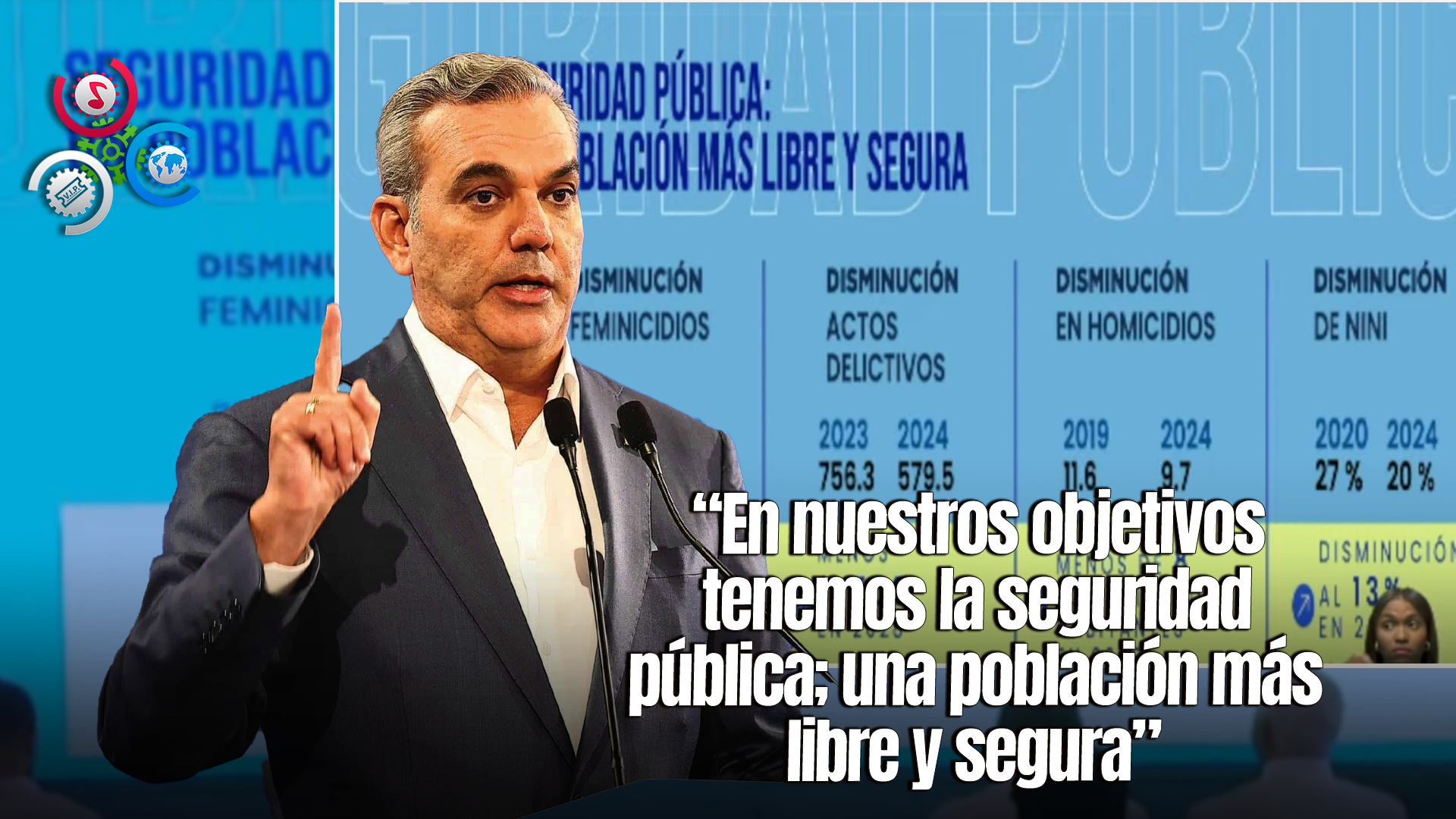 Presidente Abinader Presenta Avances En Seguridad Pública Y Establece Metas Para 2028