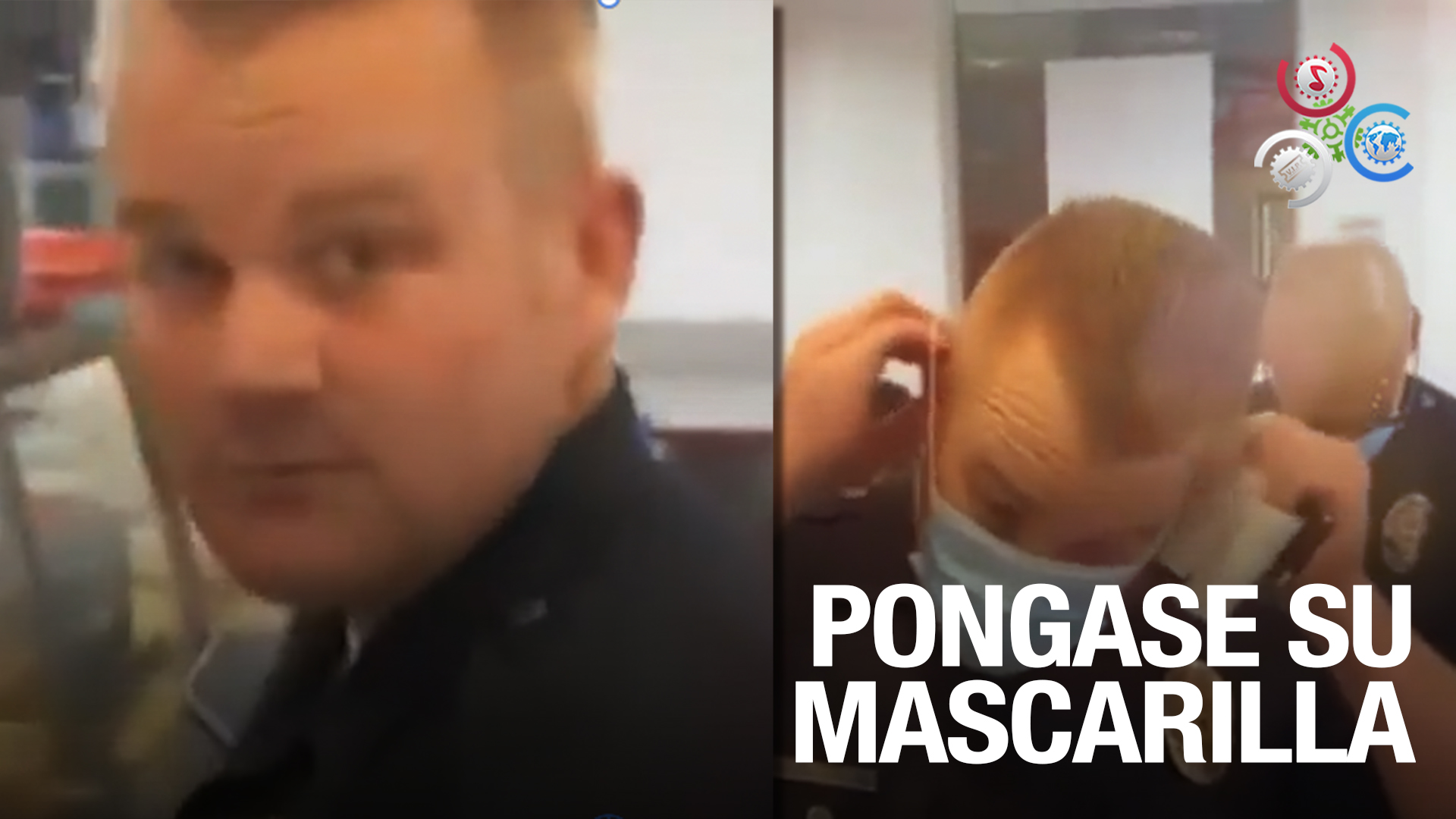 ¡Insólito! Policía Es Regañado Por Ciudadano Por No Usar Su Mascarilla