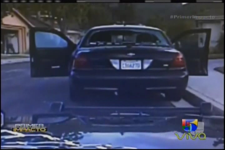 Captado En Video: Hombre Le Entra A Tiros A Patrulla De La Policía