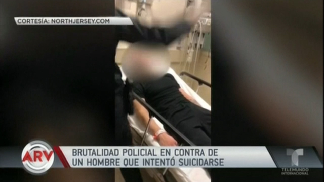 Brutalidad Policial En Contra De Un Hombre Que Intentó Suicidarse