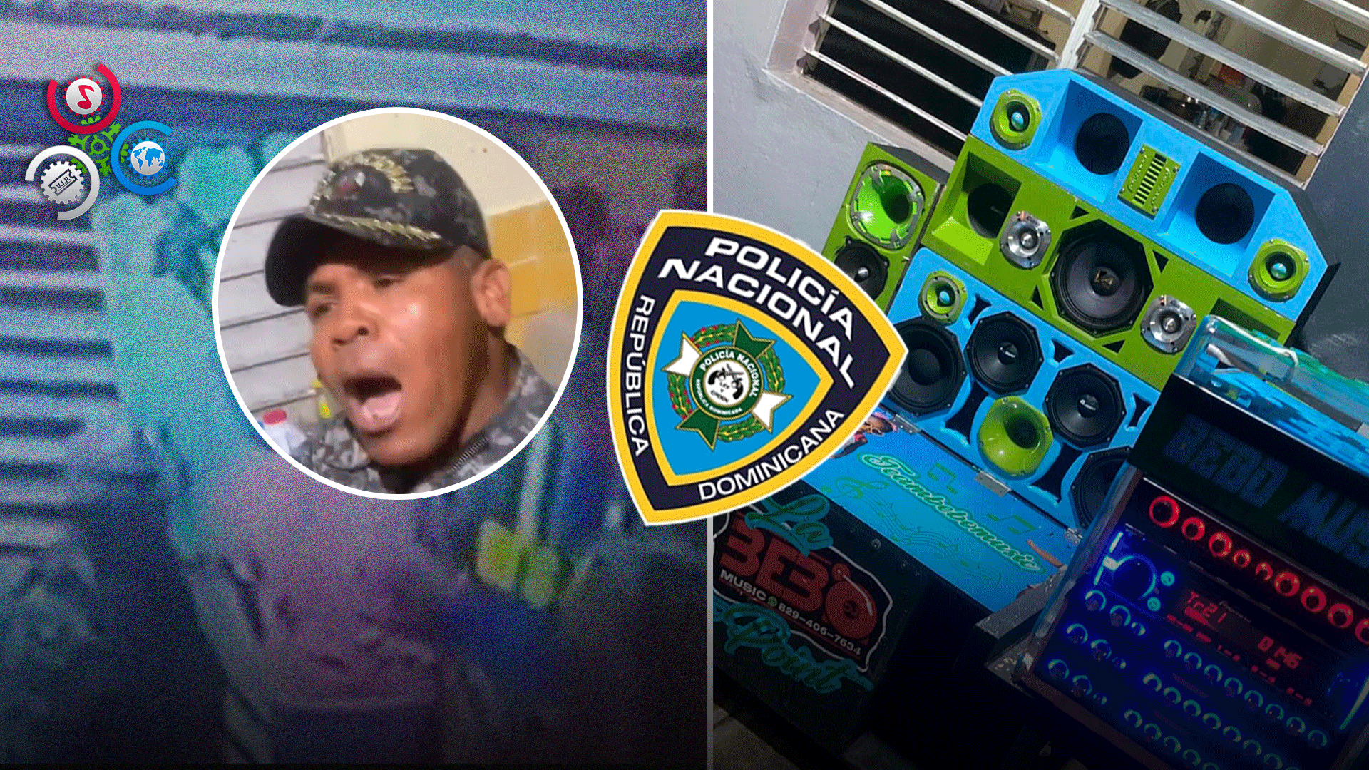 Miembros De La PN Protagonizan Escándalo Tras Incautar Bocina En Villa Duarte