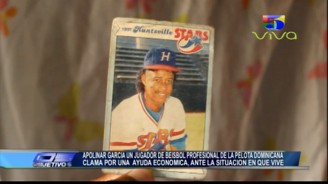 Apolinar García Un Jugador Del Baseball Dominicano Profesional Clama Por Una Ayuda Ante La Situación Que Vive