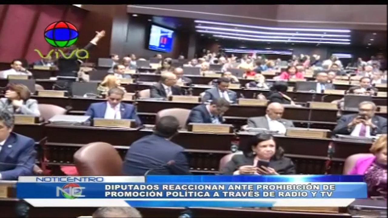 Diferentes Reacciones Ante La Prohibición De Promoción Política A Través De La Radio Y La TV