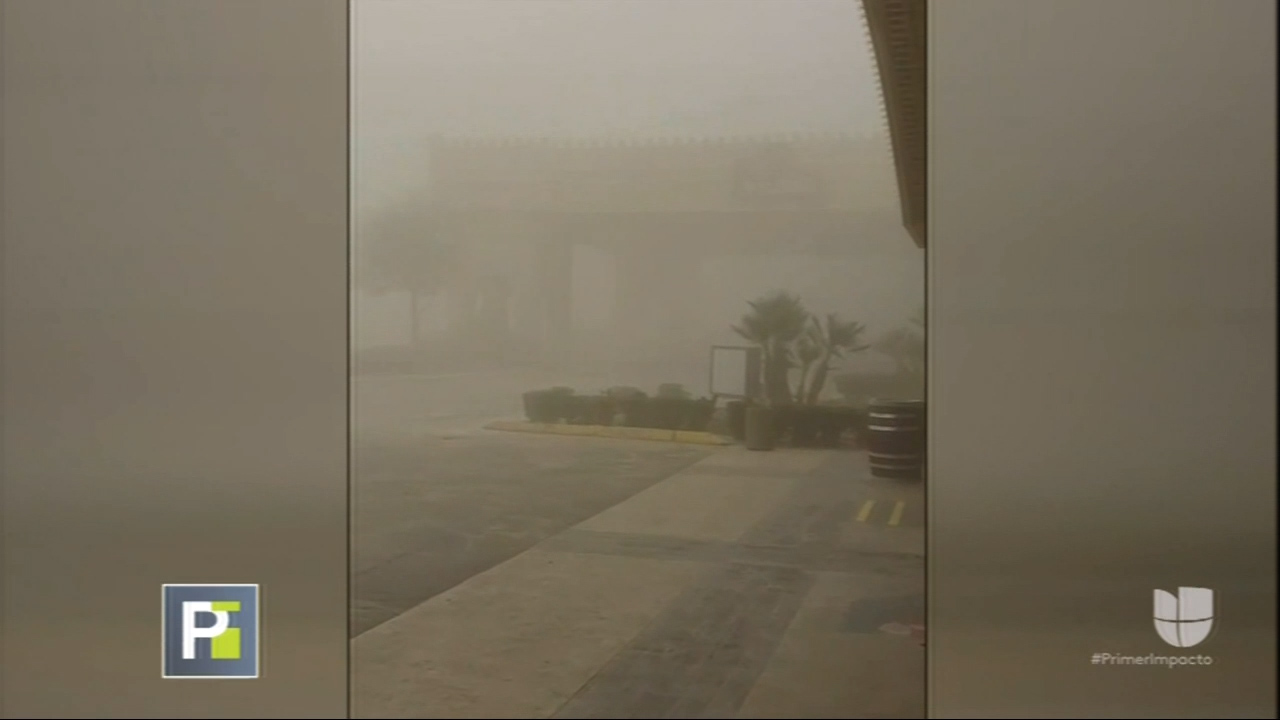 Fuertes Vientos Cubrieron De Polvo Parte De Las Vegas