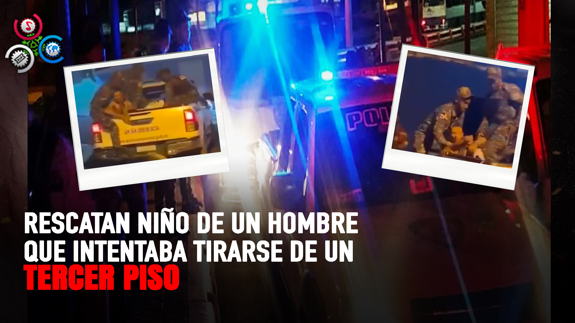 Rescatan Niño De Un Hombre Que Intentaba Tirarse De Un TERCER PISO