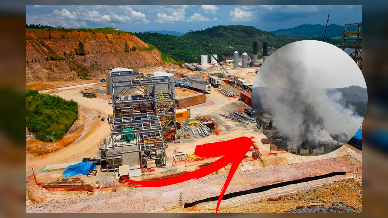 ¡FUERTE EXPLOSION EN EL PROYECTO BARRICK GOLD!