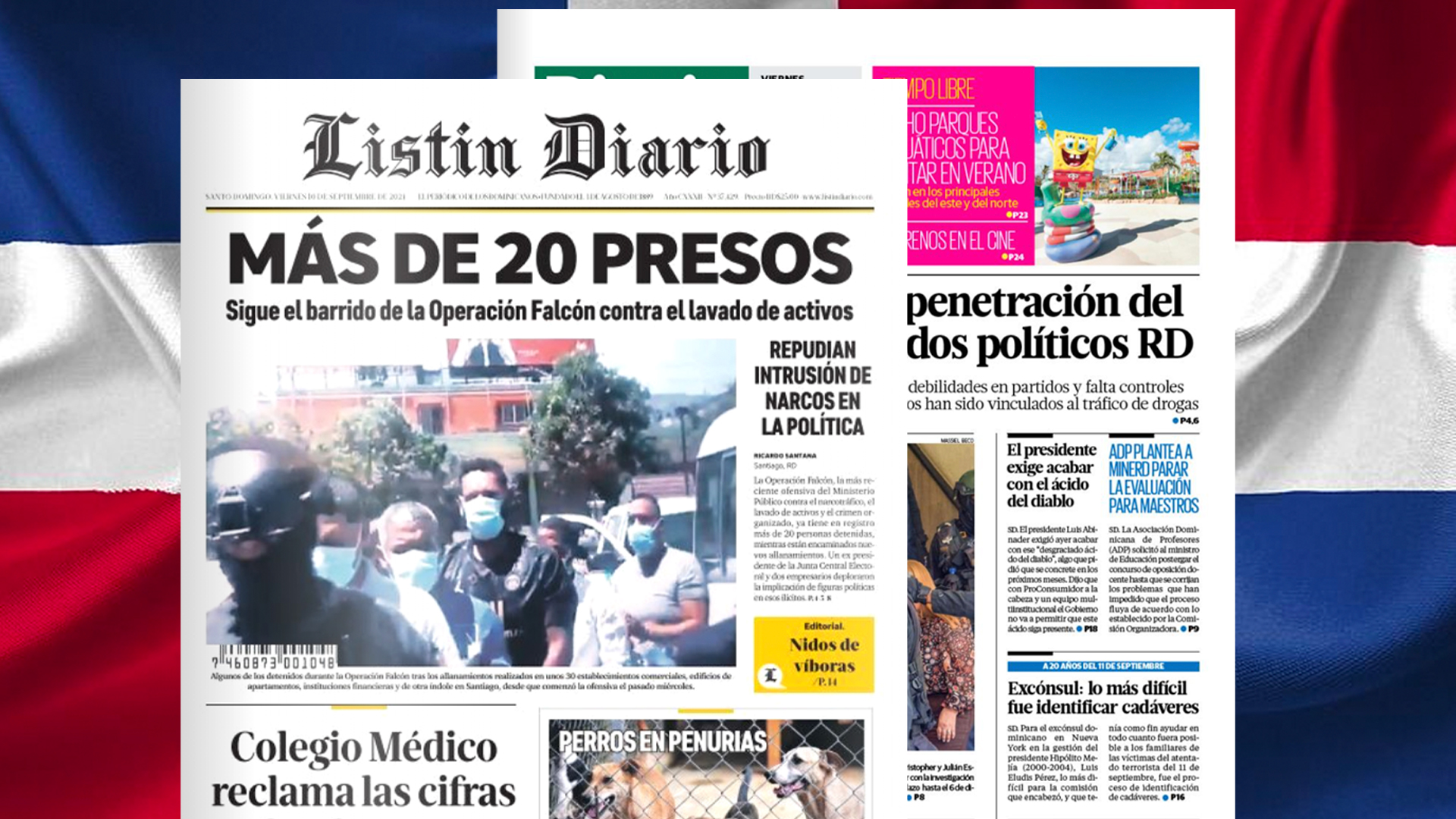 Principales Portadas De Periódicos Del 10 De Septiembre 2021