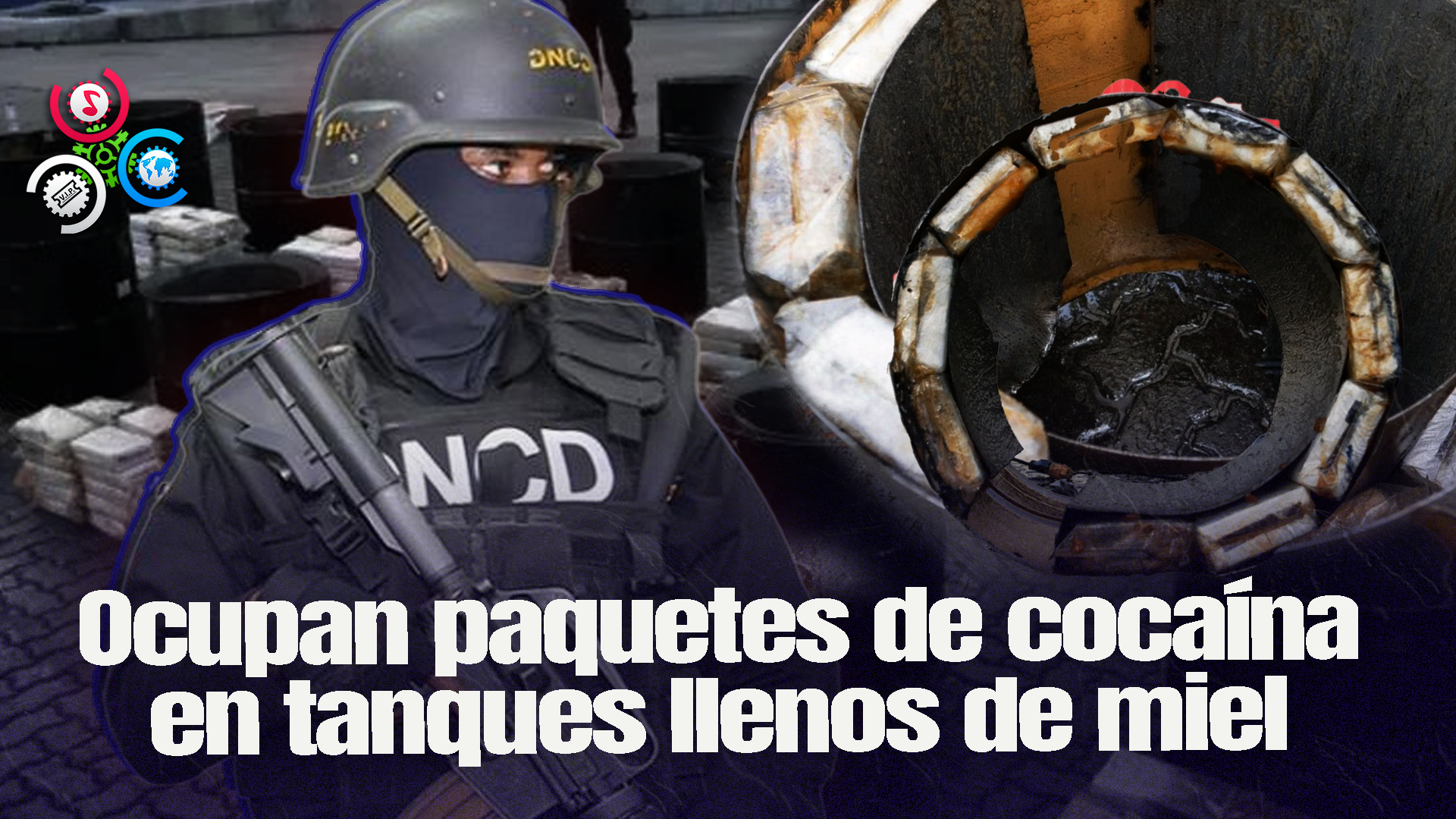 Autoridades Ocupan En El Muelle De Caucedo 371 Paquetes De Cocaína En Varios Tanques Llenos De Miel