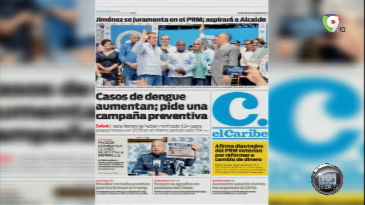 Portada De Los Periódicos Del Día De Hoy 25 De Marzo Del 2019