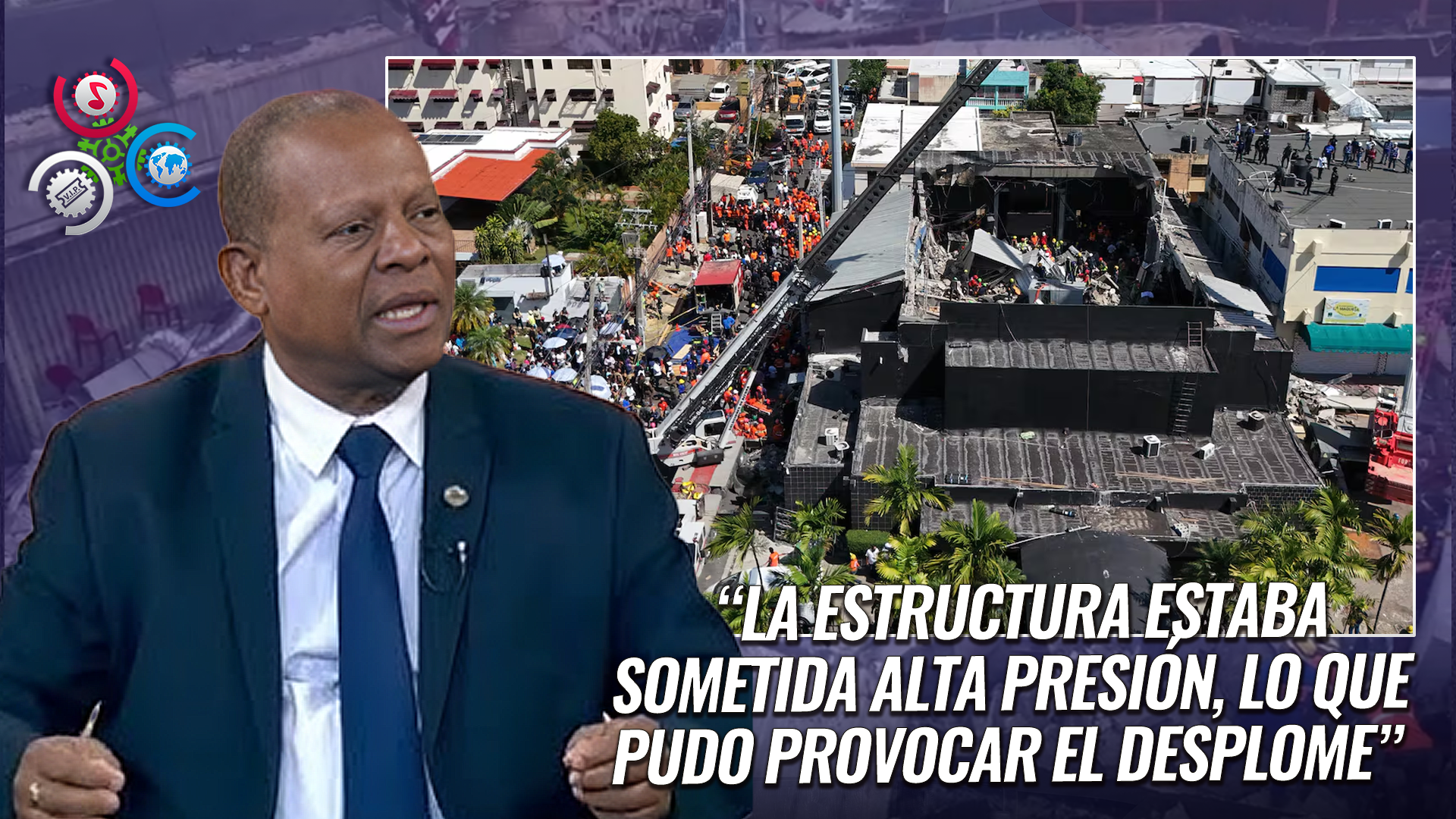 Presidente Del CODIA Atribuye Posibles Fallas Estructurales Al Colapso En Discoteca Jet Set