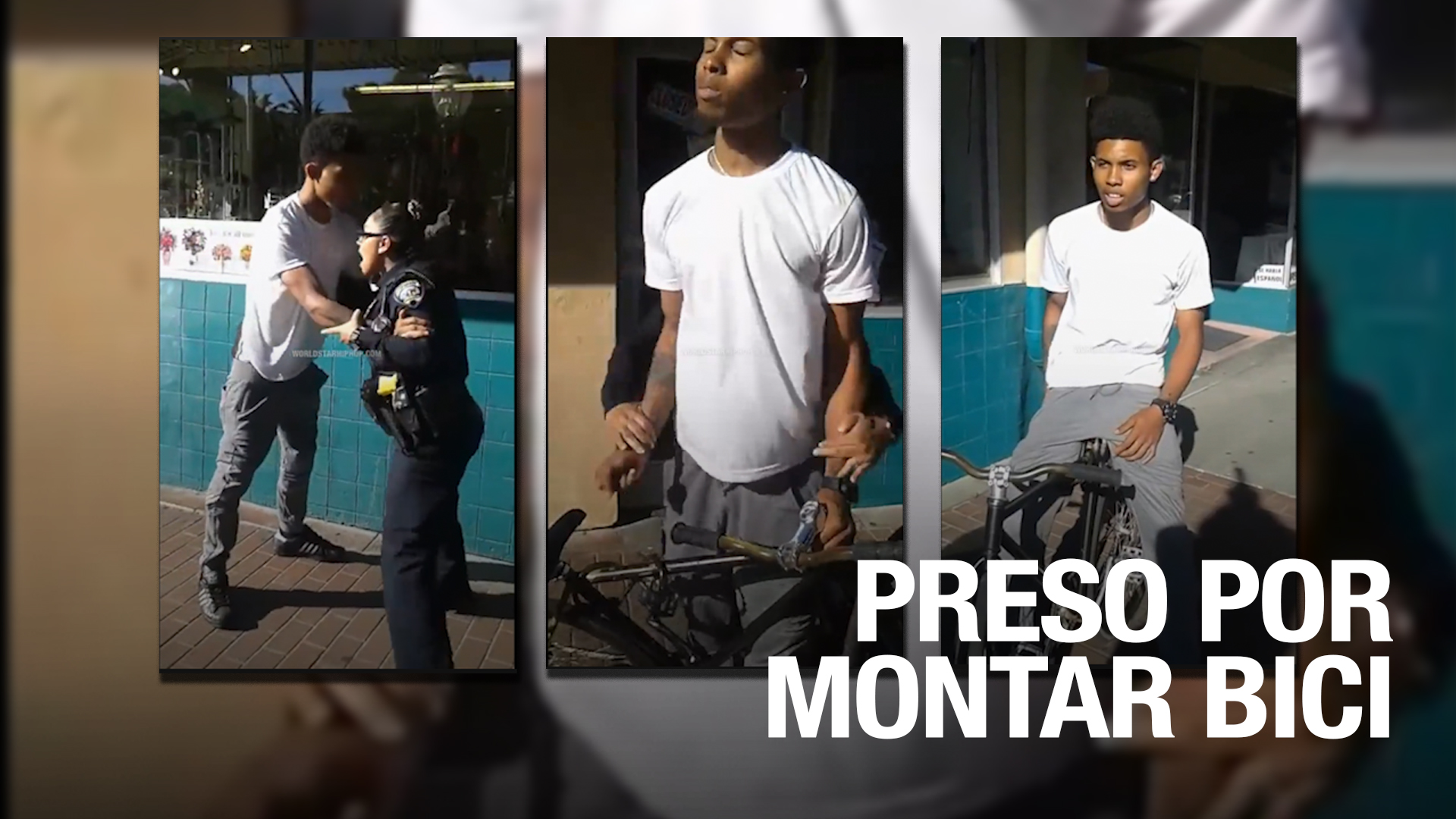 Lo Apresan Por Montar Bicicleta En Una Acera, ¡Mira Lo Que Hace!