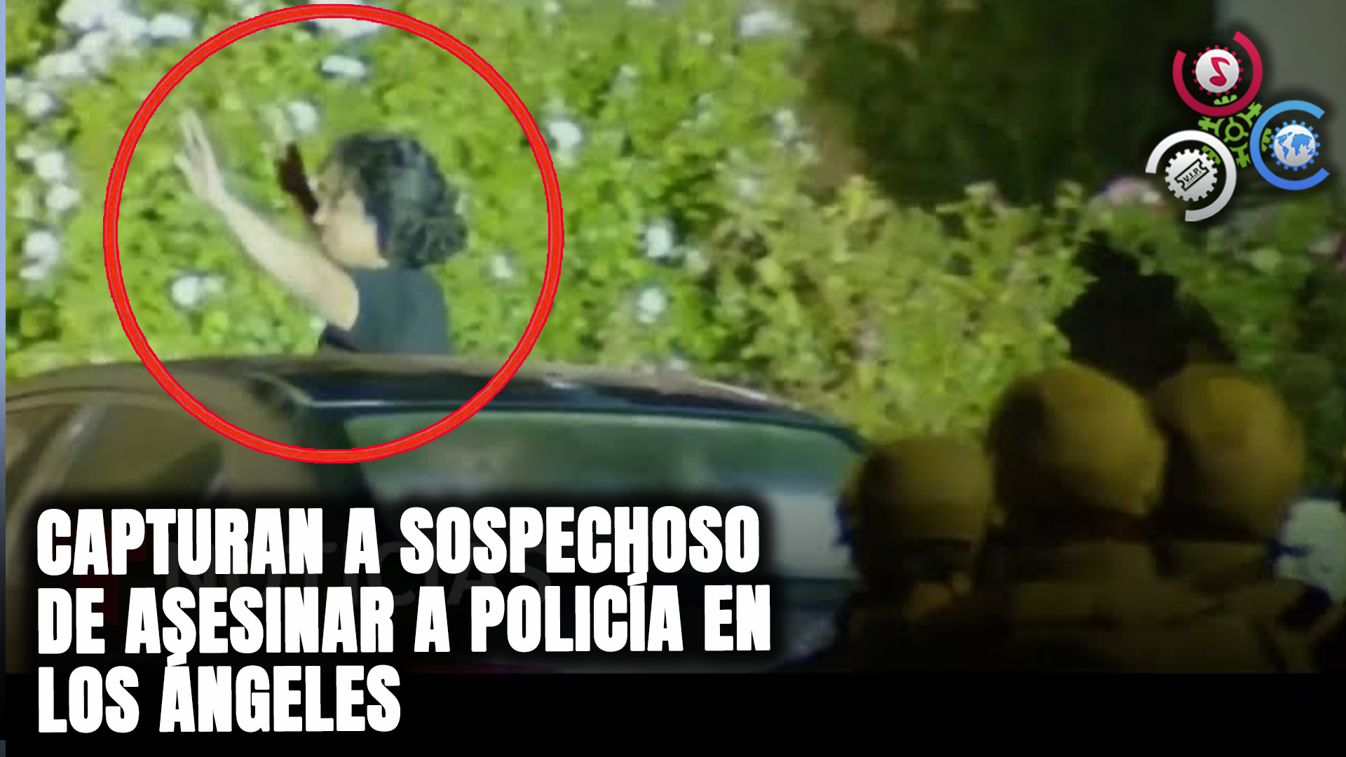 “Disparos Y Gases Lacrimógenos” Capturan A Presunto Asesino De Policía En Los Ángeles