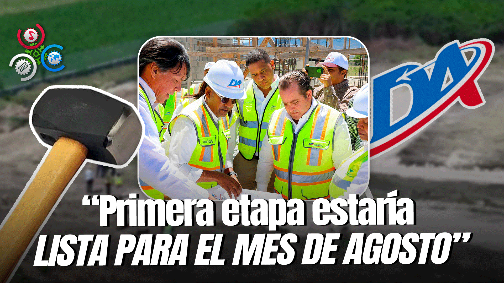 Ministro Paliza Y Director Del DA Inspeccionan Avance Aeropuerto El Granero Del Sur, En San Juan