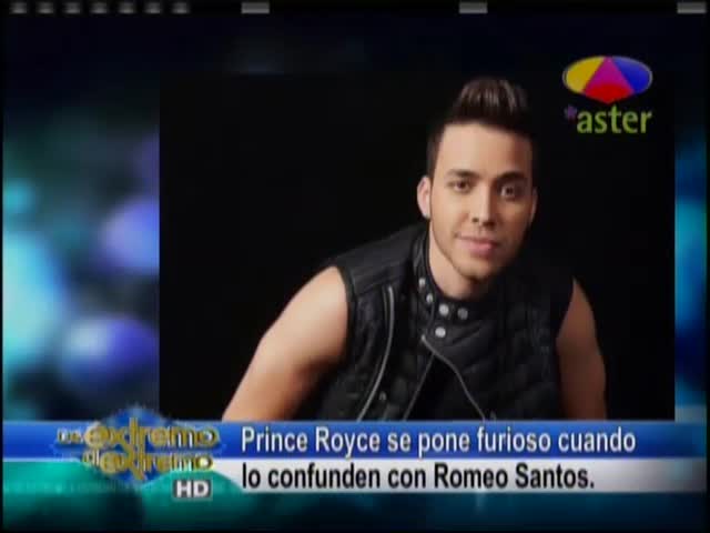 Farándula Extrema: Prince Royce Se Pone Furioso Cuando Lo Confunden Con Romeo Santos #Video